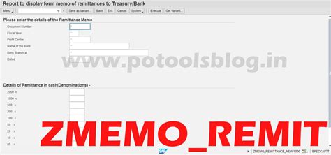 Important T-Codes in SAP related to Cash Transfer in Post Office