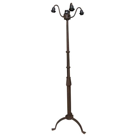 Spanish Wrought Iron Floor Lamp at 1stDibs