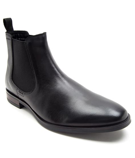 Buy Thomas Crick Men's Chelsea Boots – Black Leather – Classic Formal ...