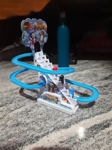 MOROVIK Duck Slide Toy Set, Funny Automatic Stair-Climbing Ducklings ...