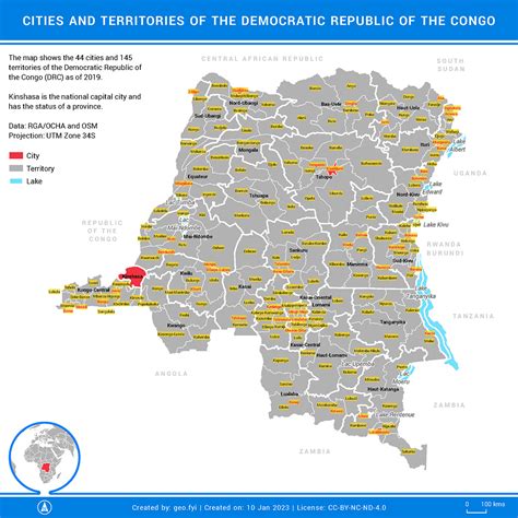 Provinces of the Democratic Republic of the Congo – geo.fyi