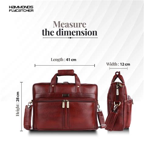 Leather Office Laptop Bag 16″ for Men | Shop Now – Hammonds Flycatcher