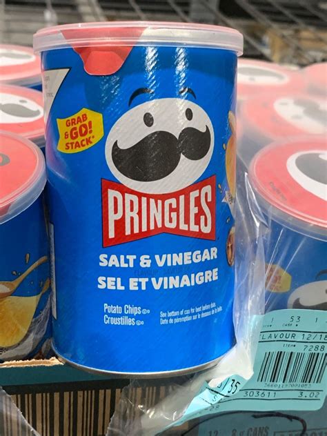 CASE LOT Pringles salt and vinegar 12 x 8g - A D Auction Depot Inc.