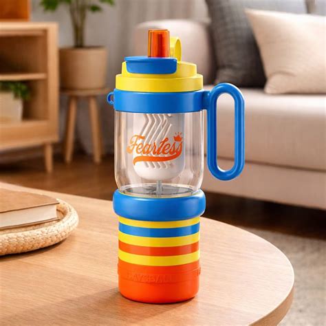 Little Surprise Box Blue - Orange 4 - in - 1 Water Bottle & Snack Box ...