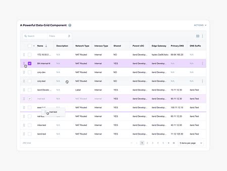 Image result for DataGrid UI Design