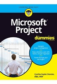 Image result for Microsoft Project Book for Dummies