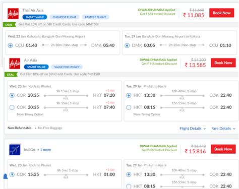 Visa free Thailand-Under 15k return ticket options - The Airline Blog