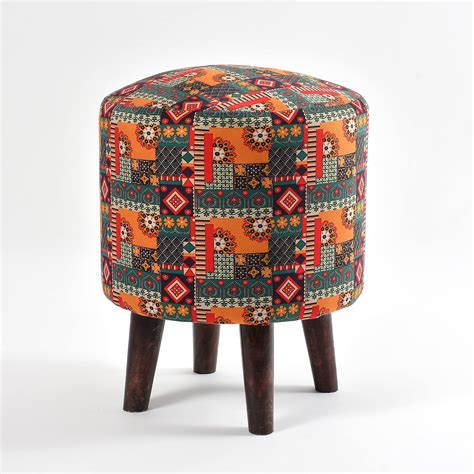 Homeaccex Rajasthani Ottoman Stool for Living Room Furniture - Ottoman ...