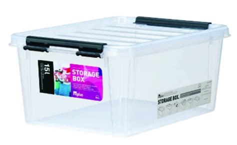 Buy Lock & Lock Inplus Easy Clip Storage Box, 15 litres, Transparent ...
