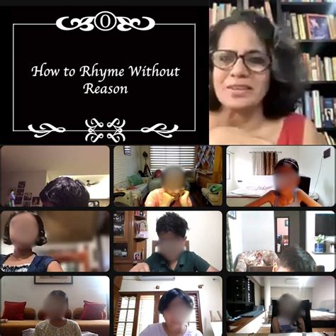 How to Rhyme Without Reason | Varsha Seshan's Official Website