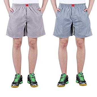 Buy DVIR HalfMulti Colour Check Boxer Pack of 2 Sizes-36 at Amazon.in