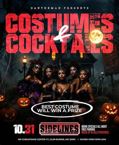 Dantheman presents Costumes & Cocktails, Sidelines Sports Bar & Grill ...