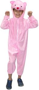 KAKU FANCY DRESSES Teddy Bear Cartoon Costume -Pink, 5-6 Years, For ...