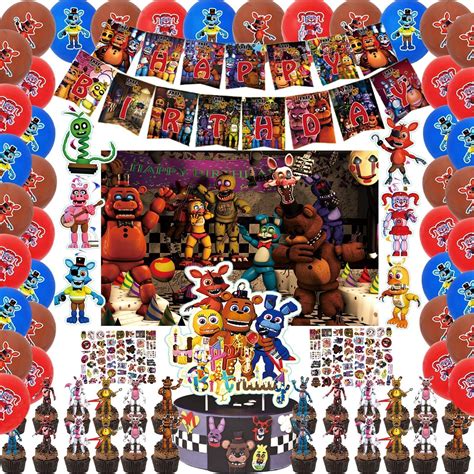 Buy 108PCS Five Nights at Friday Party Supplies Set - Include Happy ...