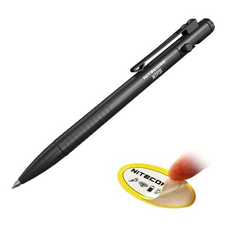 Nitecore Ntp31 Bolt Action Tactical Pen With Tungsten Steel Glass ...