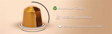 Coffeeza Hazelnut Flavoured Aluminium Coffee Capsules, Intensity - 7 ...
