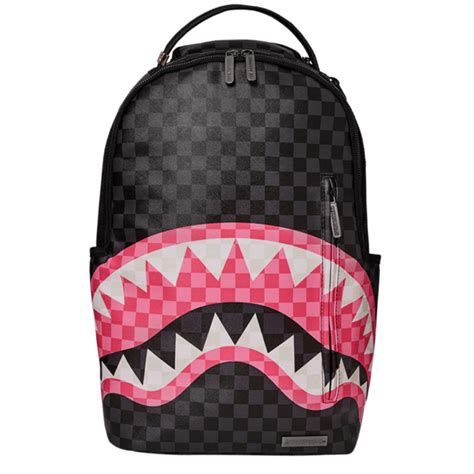 SPRAYGROUND CHECKERED BACKPACK PINK