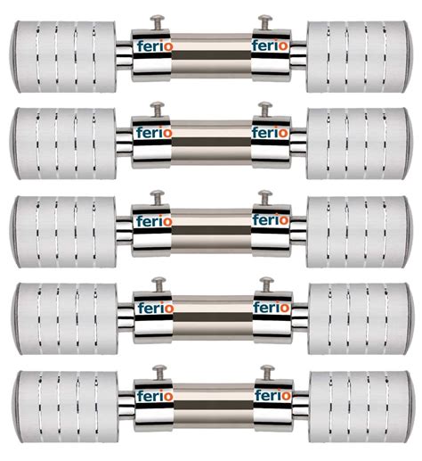 Ferio Stainless Steel and Aluminium Curtain Brackets Holder for Door ...