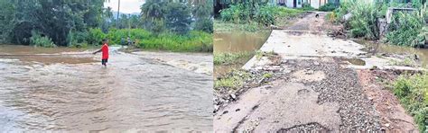 Flooded causeway forces TN's Dalaganvattam residents to cross with rope