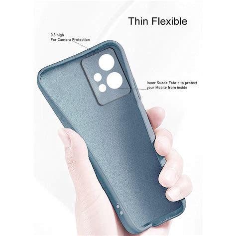 Casotec Back Cover for iQOO Z6 5G | Full Camera Protection | Liquid ...