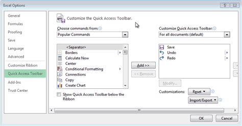 Image result for How to Add Custom Commands On Excel