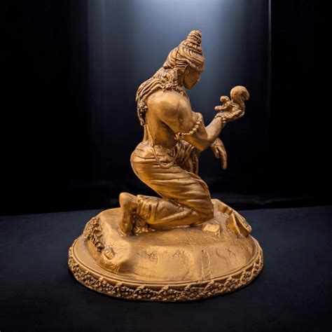 The Divine Touch: Shri Ram and the Squirrel's Devotion Murti for Car D ...