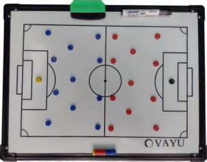 Vayu Football Magnetic Tactical Board with Counters (60cms X 45cms ...