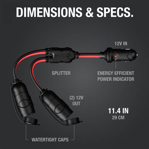 12V Plug 2-Way Splitter - Classic Car Oil London