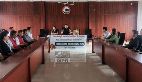 SAMVIDHAN HATYA DIWAS HELD AT TSEMINYU | DIPR Nagaland-Department of ...