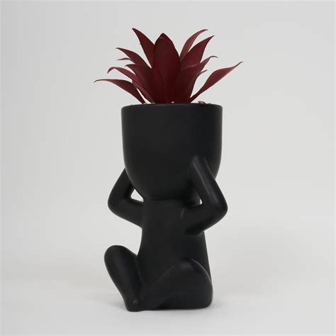 Buy Gloria Ceramic Human Planter from Home Centre at just INR 699.0
