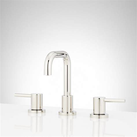 Lexia Widespread Bathroom Faucet - Polished Nickel | Signature Hardware