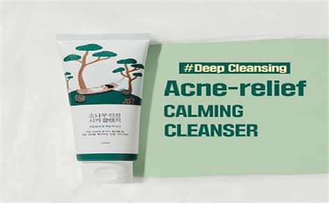 ROUND LAB Pine Calming Cica Cleanser, Refreshing Face Wash for Acne ...