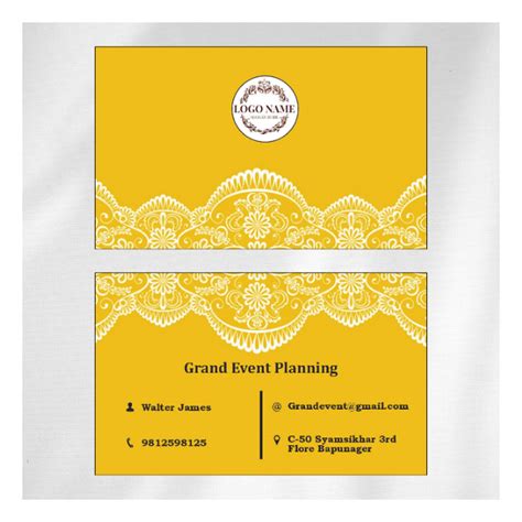 Event Company Visiting Card Design 08