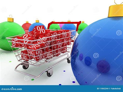 Christmas discount stock illustration. Illustration of shop - 11842244