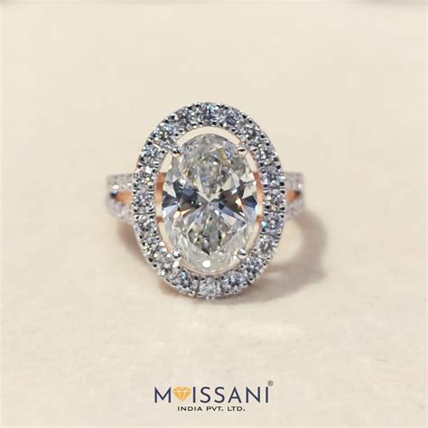 Lab Grown Diamond Solitaire Oval Shape Ring- LG0107