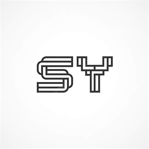 Letter sy vector vectors hi-res stock photography and images - Alamy