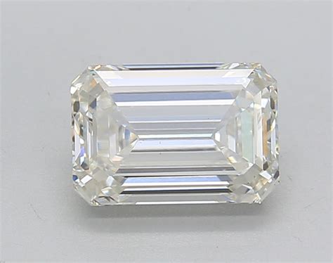 IGI Certified 1.50 CT Emerald Cut Lab Grown Diamond - I Color, VS1 ...