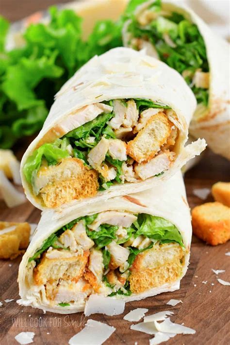 Healthy Grilled Chicken Caesar Wrap Recipe at Joshua Ingram blog