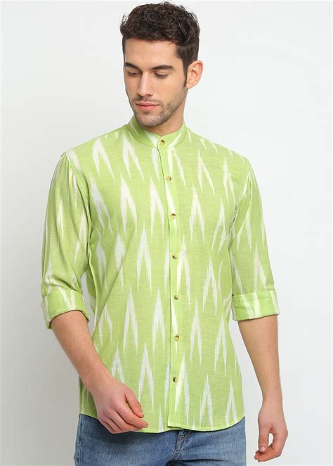 Get Ikat Detail Full Sleeves Shirt at ₹ 1499 | LBB Shop