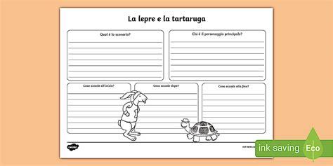 La lepre e la tartaruga Esercizio di Scrittura