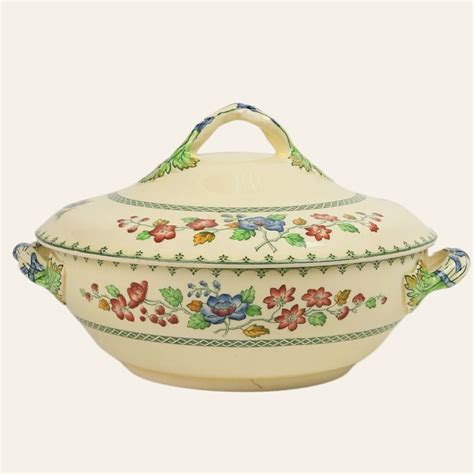 Vintage Copeland Spode Royal Jasmine Tureen – Lazy Suzan Home
