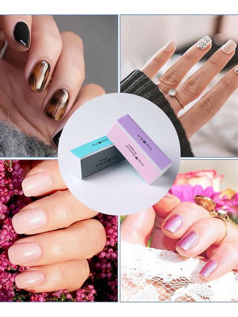 Set de 12 Bloques pulidores de uñas de 4 vías, Bloques pulidores y ...