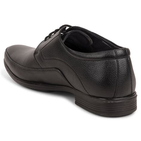 Buy Fortune Black Formal Lacing Derby Shoes For Men UVL-134 By Liberty