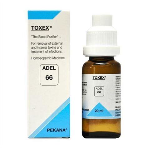 Adel 66 Toxex drops - বাহ্যিক ও অভ্যন্তরীণ টক্সিন দূর করে – Homeomart