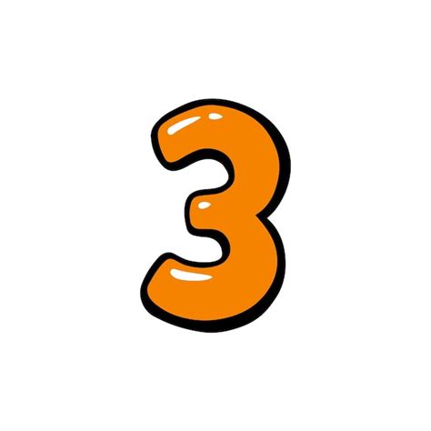 Number 3 clipart Images - Free Download on Freepik