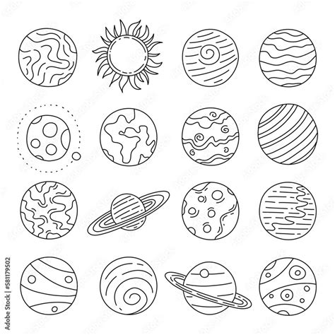 Image result for Planets Solar System Drawing