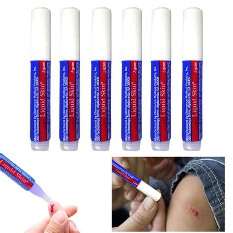 6 Pc First Aid Skin Liquid Bandage Stop Bleeding Seal Protect Cuts Wat — AllTopBargains
