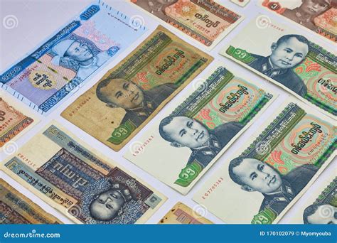 Myanmar Kyats Banknote, Money, Kyat Currency In Myanmar. Editorial Photo | CartoonDealer.com ...