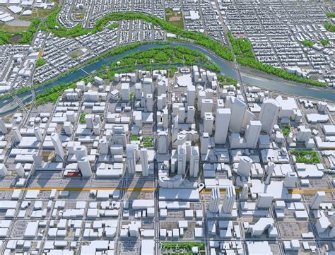 3D Calgary Downtown Canada - TurboSquid 1988728