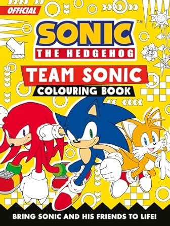 Sonic the Hedgehog Team Sonic Colouring Book: New official creative ...